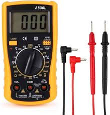 axGear Digital Multimeter LCD AC/DC Ammeter Resistance Capacitance Tester