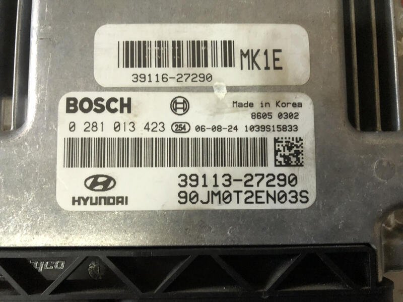 大坡很遠 hyundai Tucson 2.0 06-08 柴油引擎電腦 ECU 39113-27290